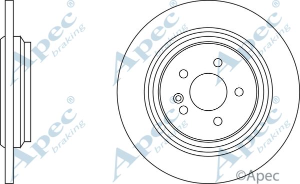 APEC BRAKING Bremžu diski DSK2020